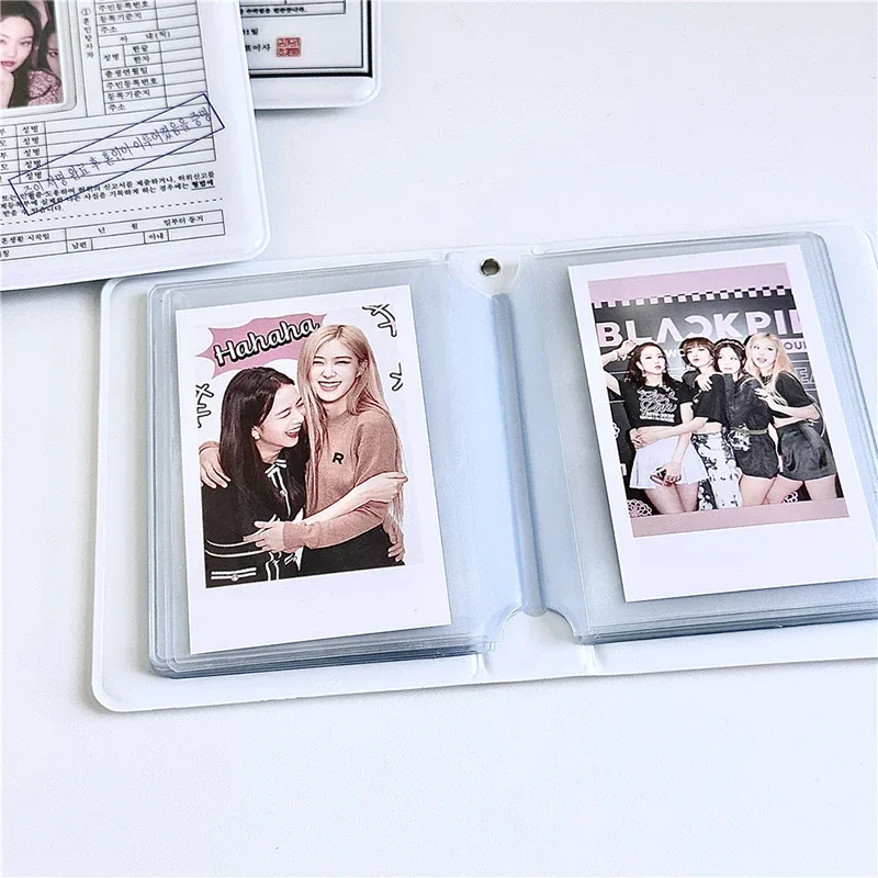 3in идол карты собирать книги Kpop фотоальбом фотокарточка корейское резюме альбом для переплета фотографий