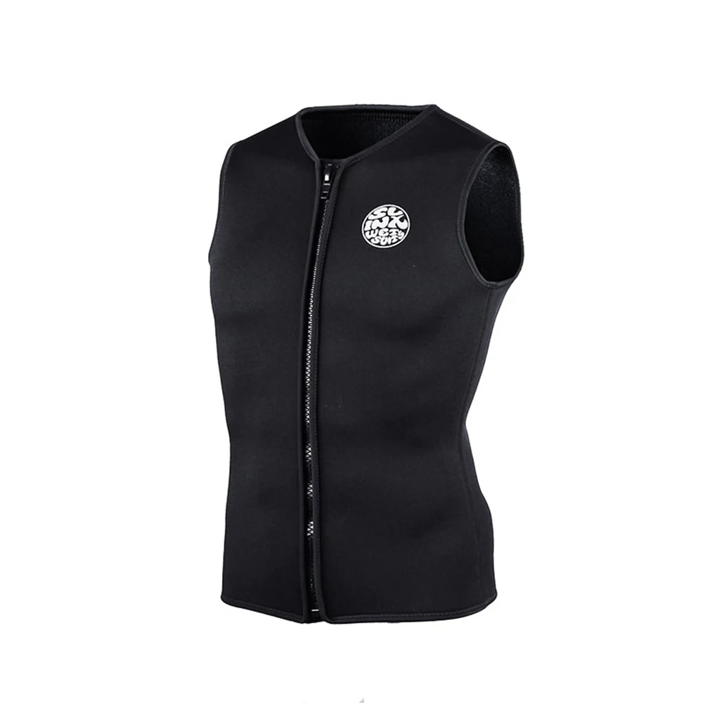 SLINX Outdoor Unisex Wetsuits 3MM Neoprene Sleeveless Wetsuit Vest for Diving Surf Windsurf Kitesurfing