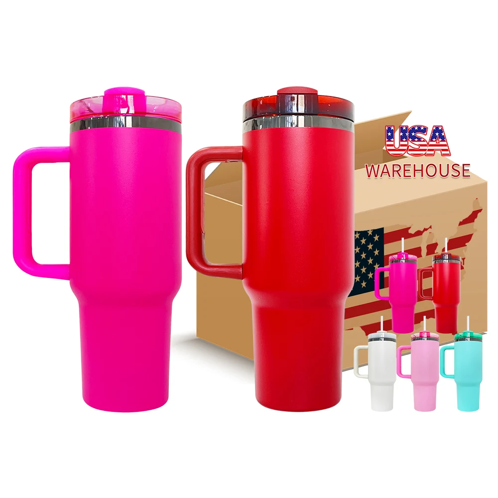 Laser engrave stainless steel H2.0 powder coated 40oz underneath black plate Vacuum Insulated Travel Mug with lid and straw