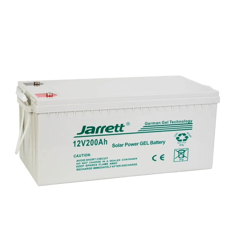 Jarrett Пластина батареи 12V 200AH гелевая батарея Полная мощность глубокий цикл солнечной системы батареи для солнечной проекции