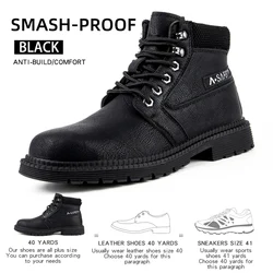 Industrial Safety Shoes Men High Quality Safety Shoes Leather Shoes Ready To Ship