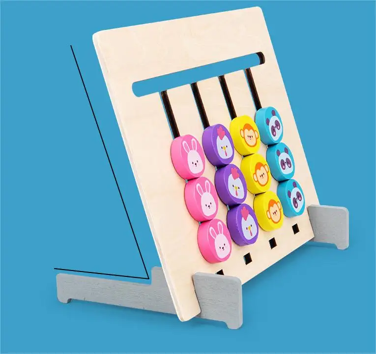 Cpc 2024 New Baby Wooden Logical Thinking Training Walking Chess Board Game Educational Learning Toys For Tollders