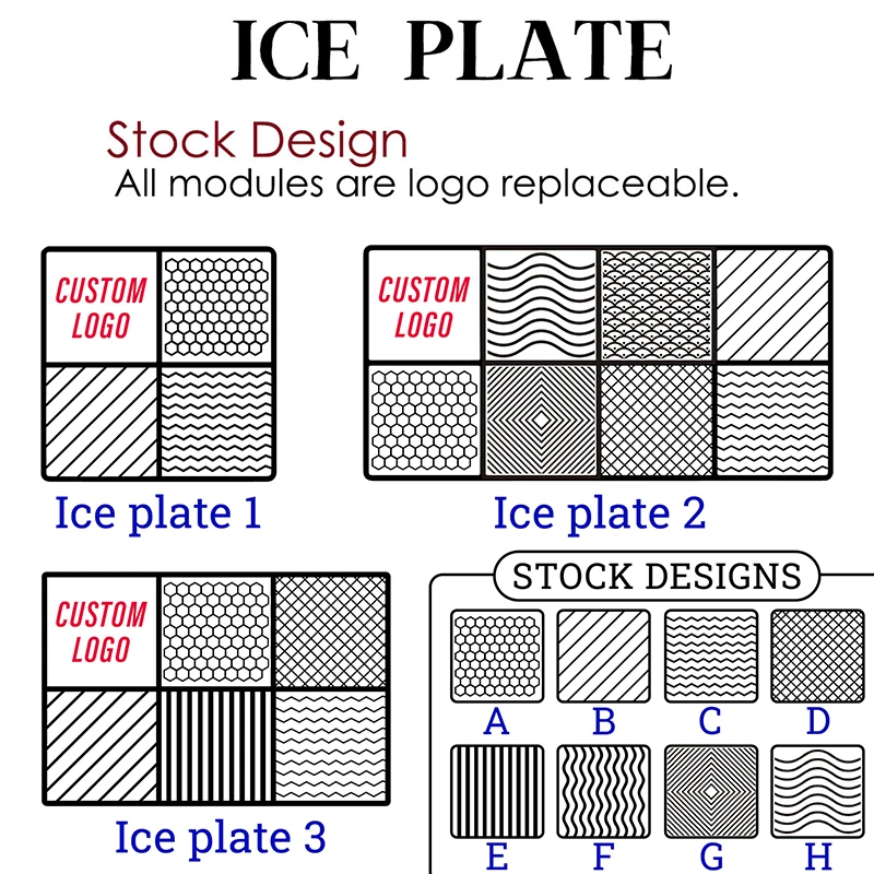 Wholesale High Quality Metal Handle Ice Cube Seal Copper Seal Ice Cube Brand Seal Coffee Bare
