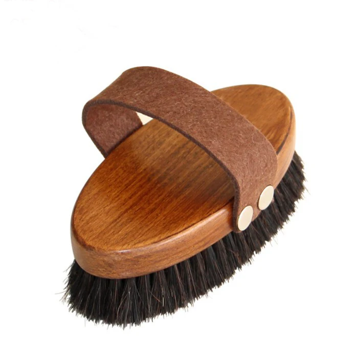 premium wood pet bath brush  for Long and Short Hair Dog