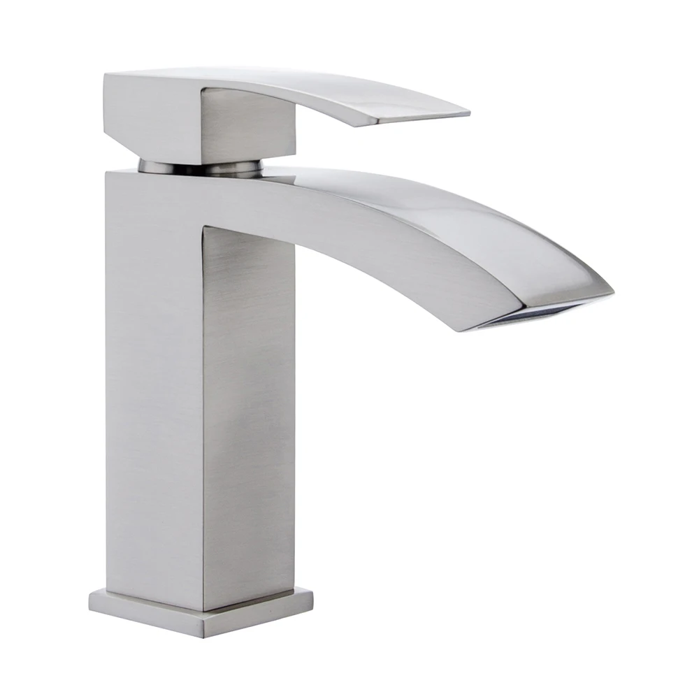 Tall Gold Basin Faucet Luxurious Single Lever  Brushed Gold Bathroom Wash Basin Faucet Brass Tall Basin Mixer