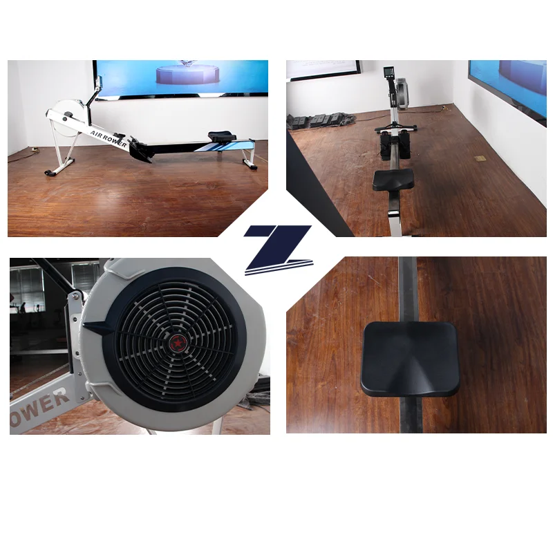 Shandong high quality cardio gym equipment air rowing machine