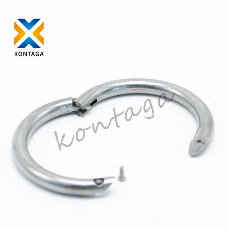 Veterinary Equipment 90mm out diameter Stainless Steel Cattle Bull Nose Ring For Cow Essential For Diagnosis