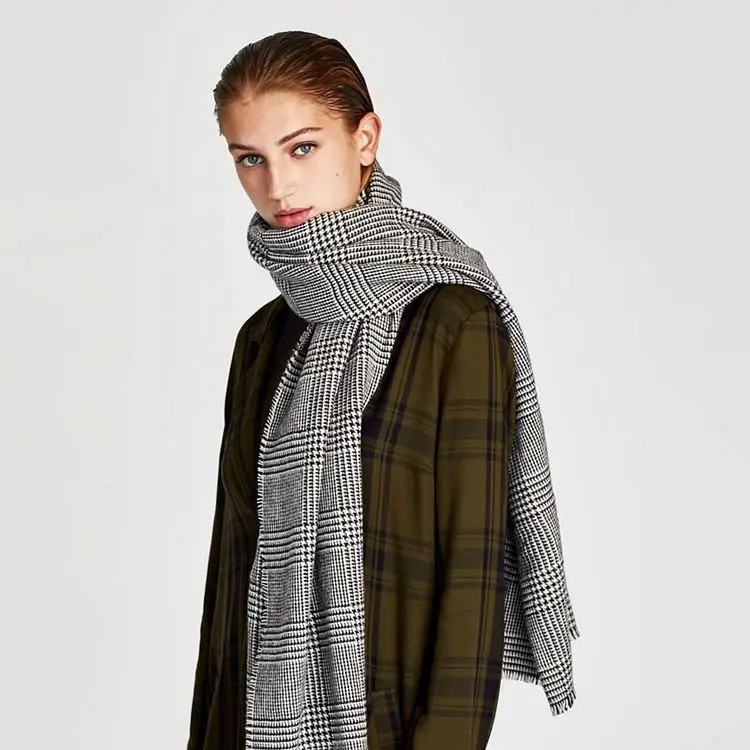 Classic Long Soft Scarf Made in China Shawl Wrap Scarves