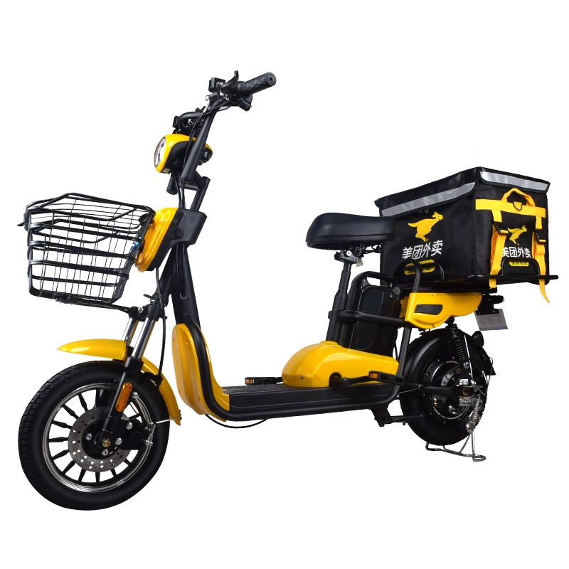 12-50ah/48v lithium battery 350w/48v motor delivery electric  bike electric cargo bike  food Pizaa delivery ebike