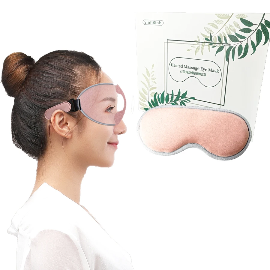 3D Massage Electric Heated Eye Mask Eye patch Graphene Hot compress steam Eye care massage Mask