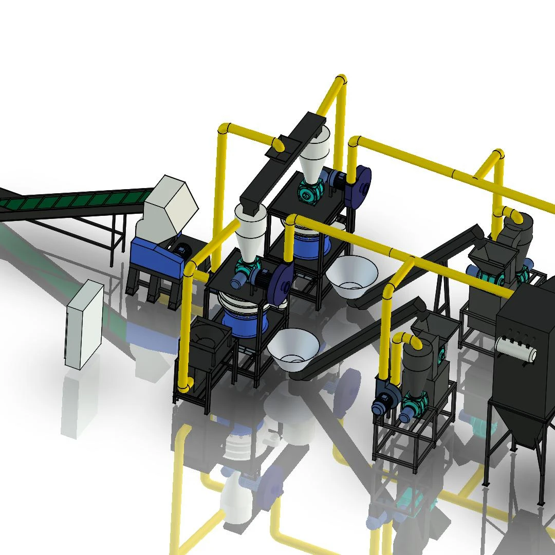 Electric Car Battery Scrap Lithium Ion Battery Recycling Machine