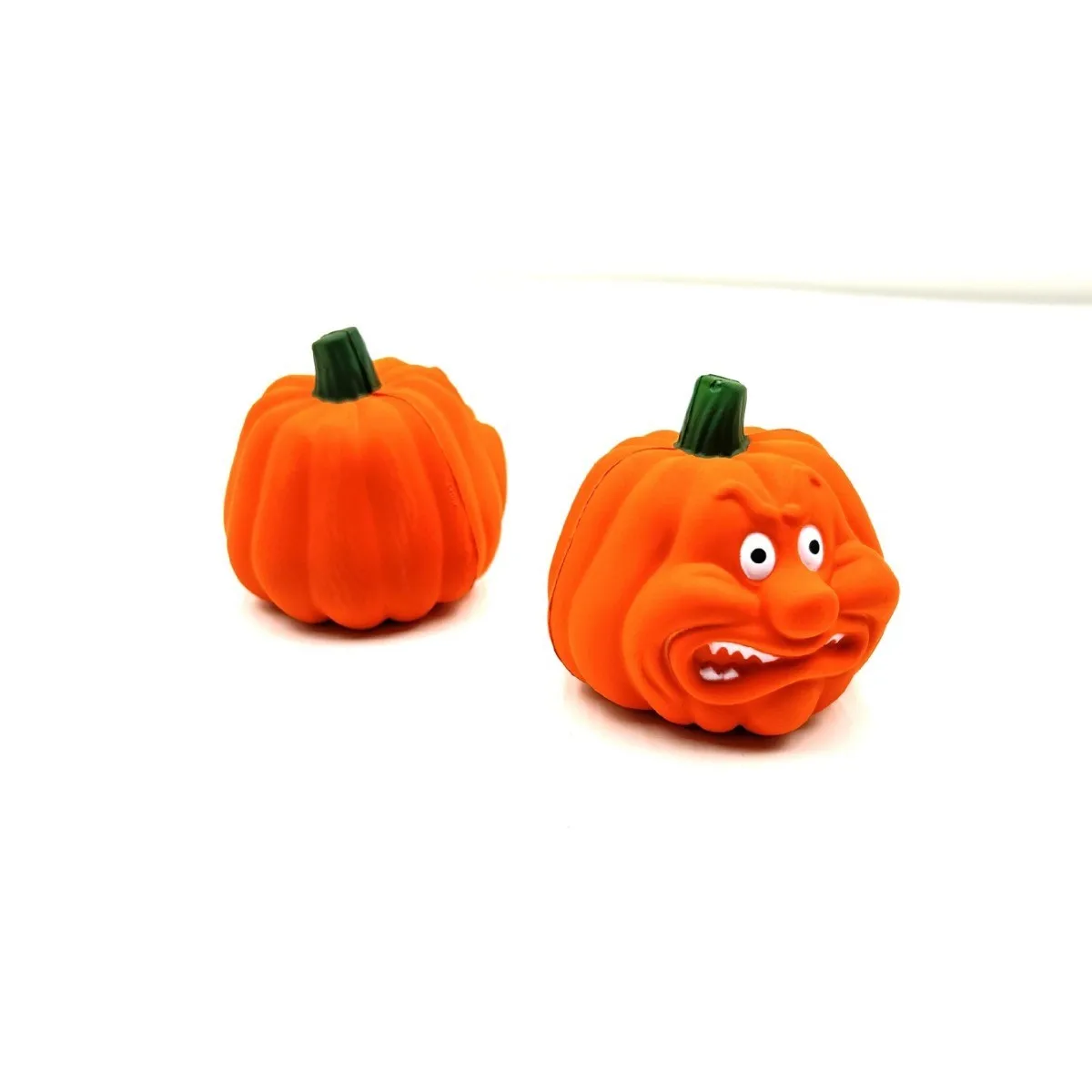 Wholesale Promotional Angry Pumpkin PU Stress Ball Toy Unisex Soft Foam Anti-Stress Toy with Custom Logo Printing