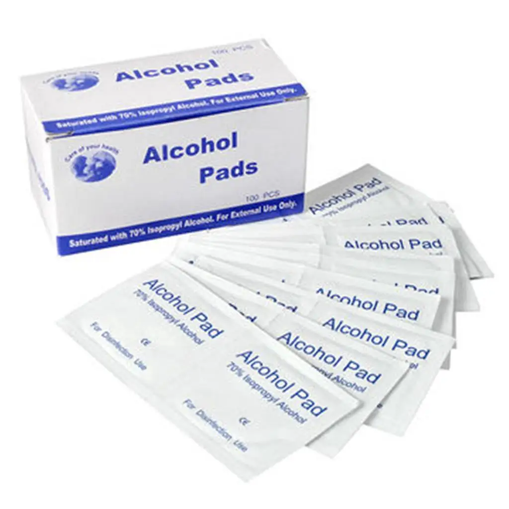 Wholesale Custom Alcohol Multifunctional Cleaning Wipes Alcohol Prep Swab Pads With Individual Packaging
