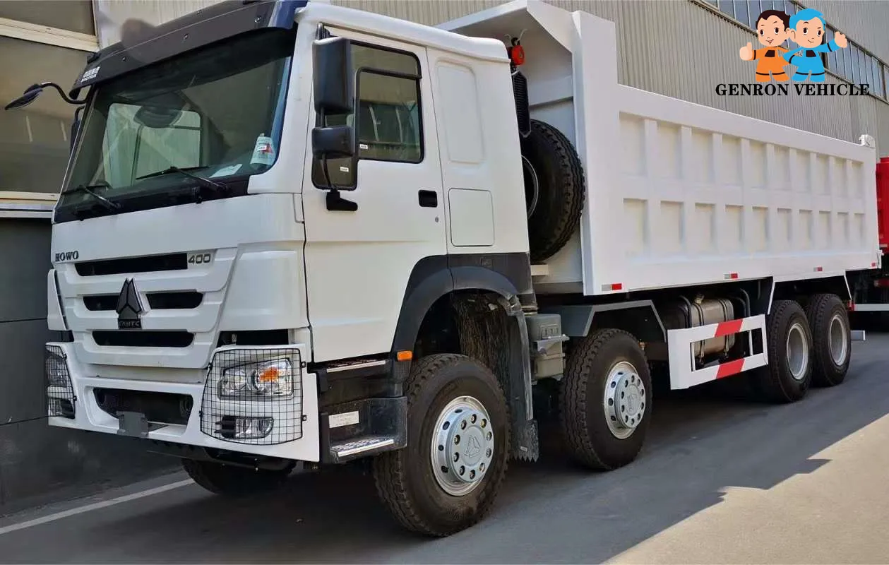 New 2024 Sinotruk Euro 2  Howo 400HP 12 wheels/tires 8x4 dump truck for construction and mineral