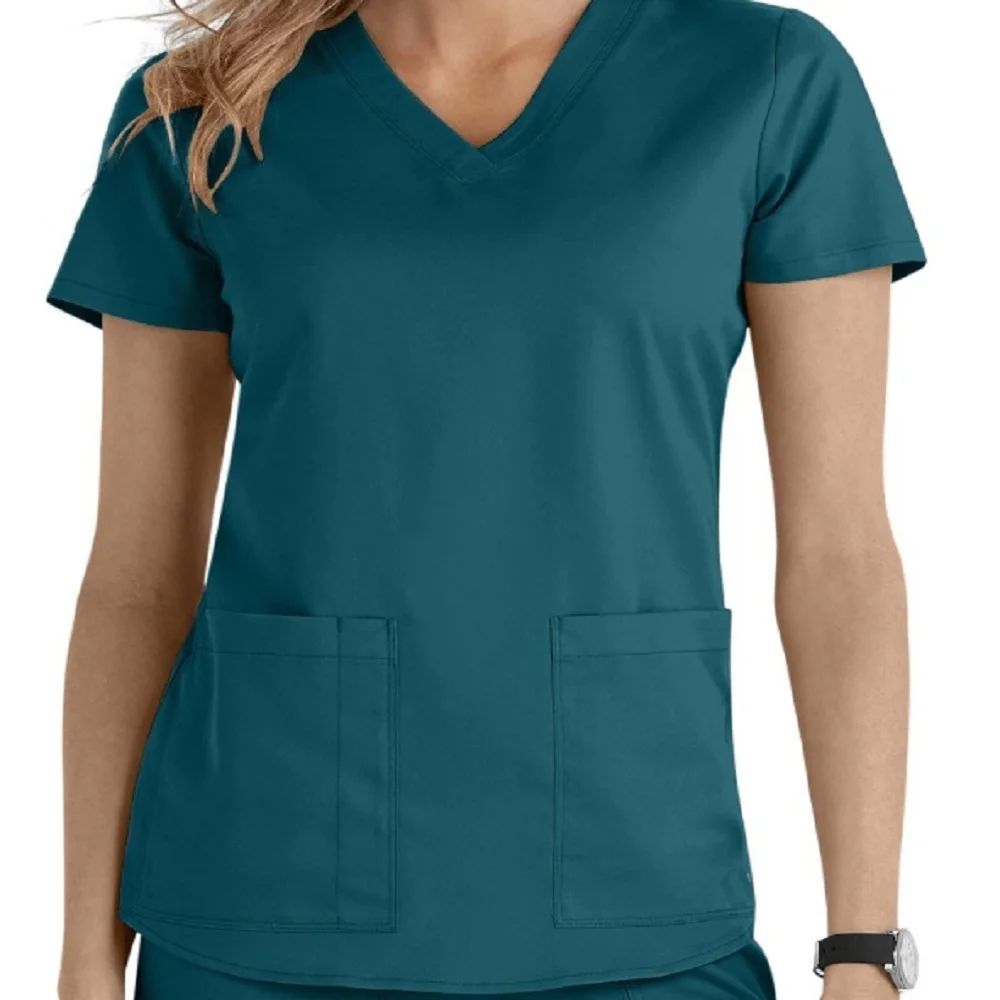 Medical Uniform - High Quality Canvas Cotton Made Hospital Medical Work Wear Scrub Uniform For Ladies With Custom Design