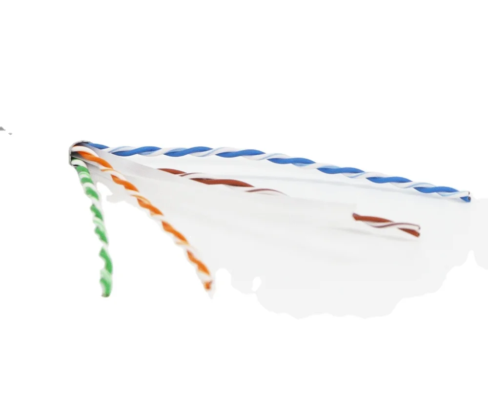 
High Quality High Speed 0.5mm Solid CU PVC Indoor UTP Network Cable Cat5e Rohs 