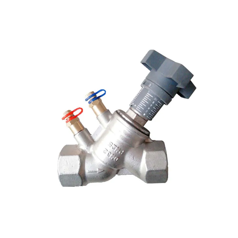 hot sale stainless steel thread end static balancing valve