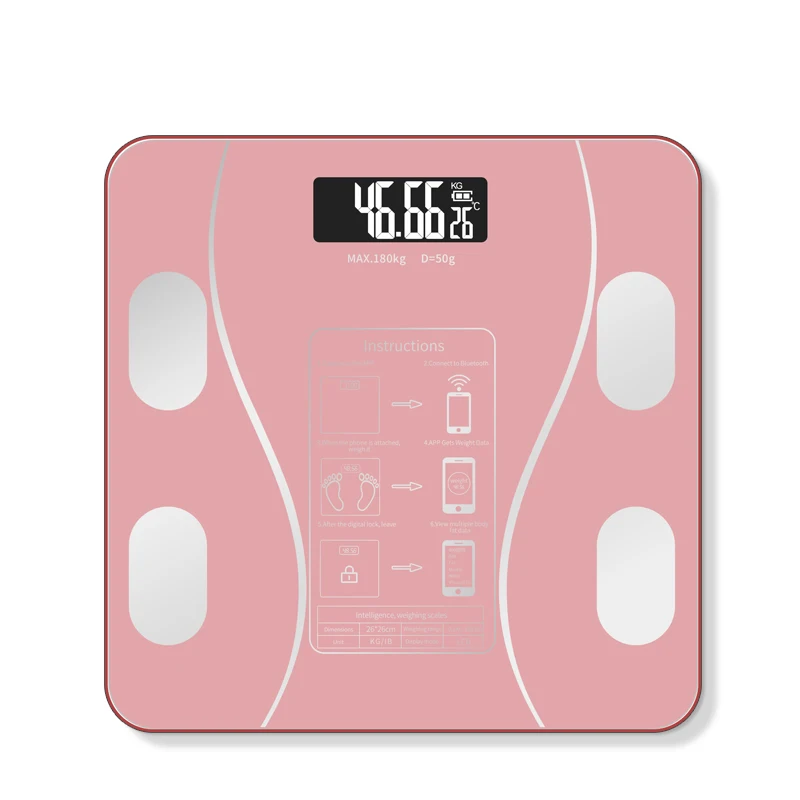 Smart 400lb Body Fat Scale Wireless Digital Weight Bathroom Scale for Body Weight, BMI, Fat Percentage Tracker
