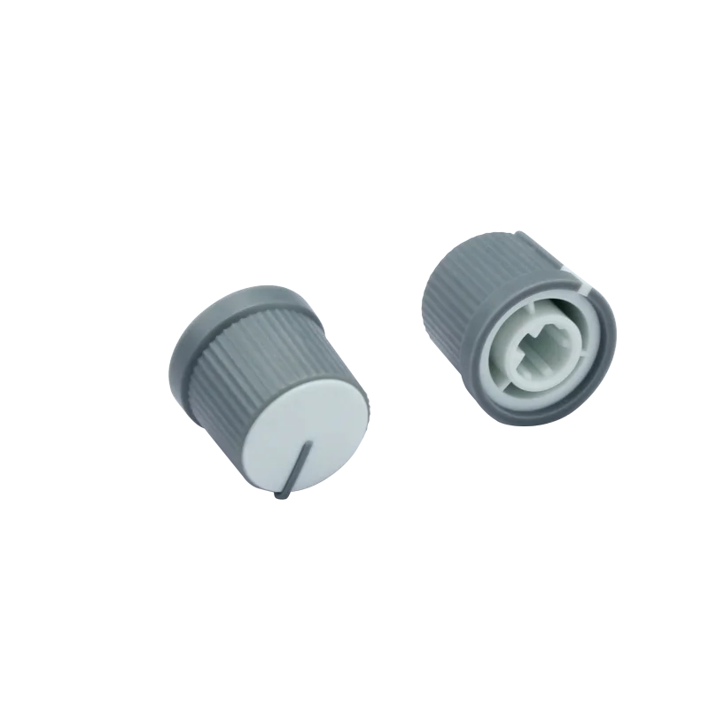 Plastic double colored Potentiometer Rotary Switch Audio Control Knobs 6mm