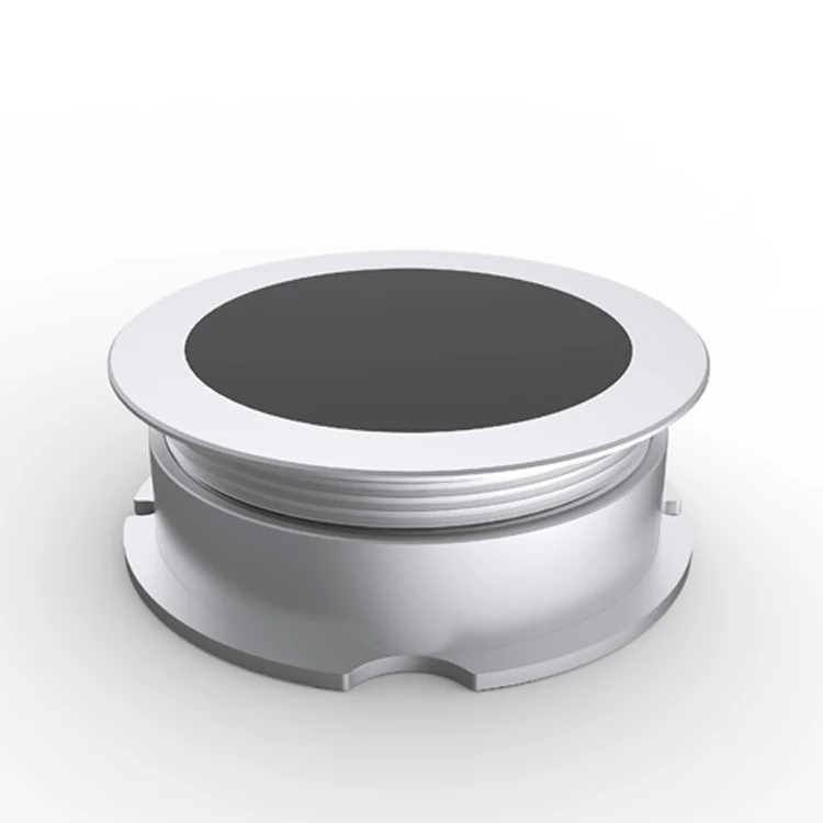 Restaurant Table Qi Wireless Charger Aluminum Shell  Built In Office Desk 9V 1.1A Table Embedded Wireless Charger