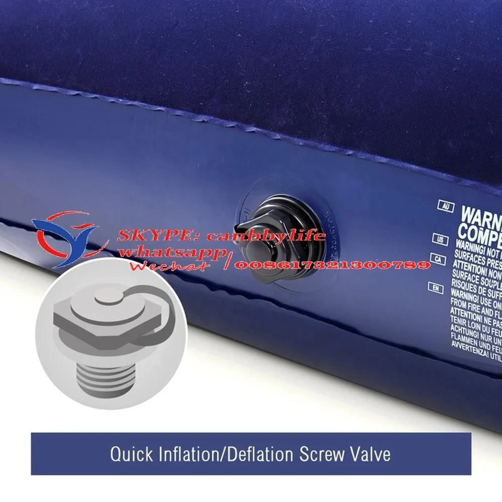 Bestway Airbed Queen Size Inflatable Mattresses Sleeping Mats Built-in Foot Pump Home Camping Outdoor