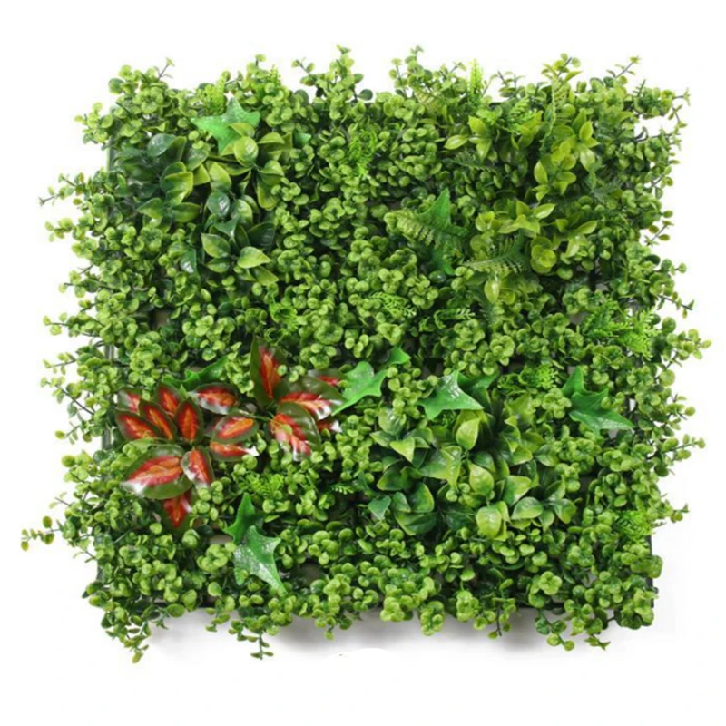 Wholesale Price Boxwood Hedge Garden Supplies Decor Anti-UV Boxwood Green Hedge Plant Panel Artificial Grass Wall for Decor