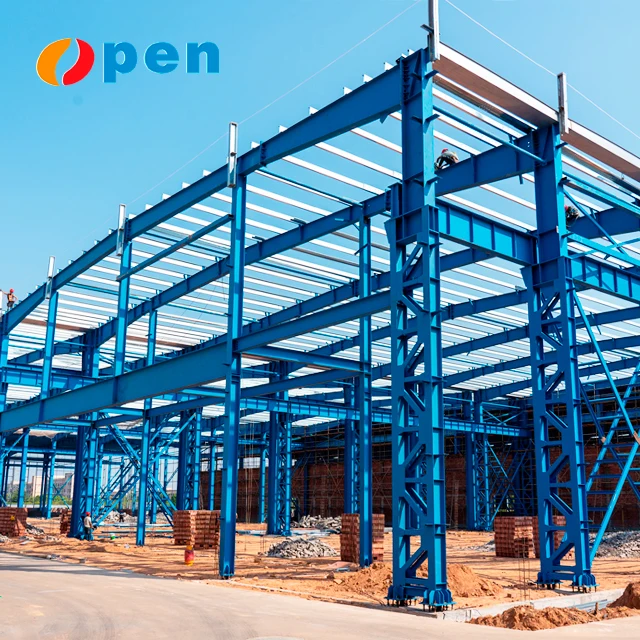 China professional custom steel structure factory warehouse warehouse, free design of steel structure metal Shed Kit building