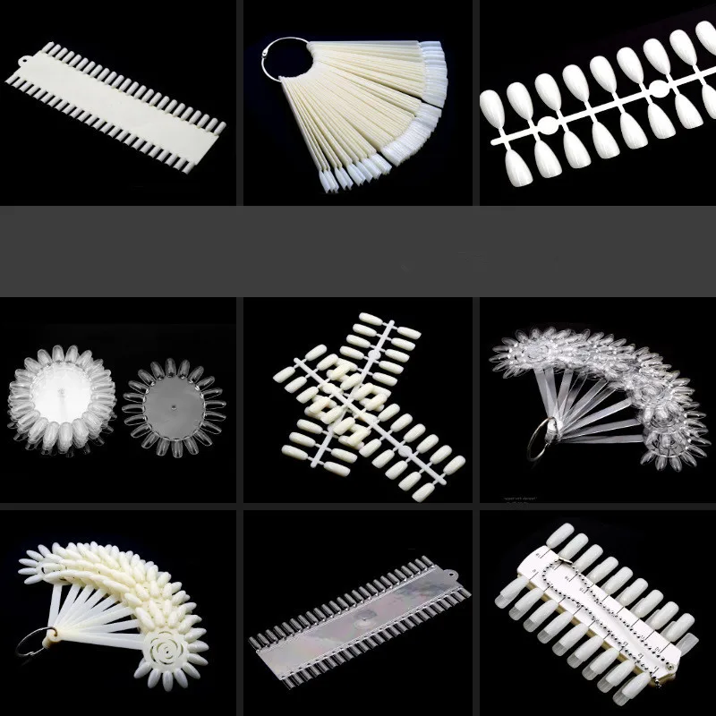 Factory direct supply variety plastic nail display nail polish color chart