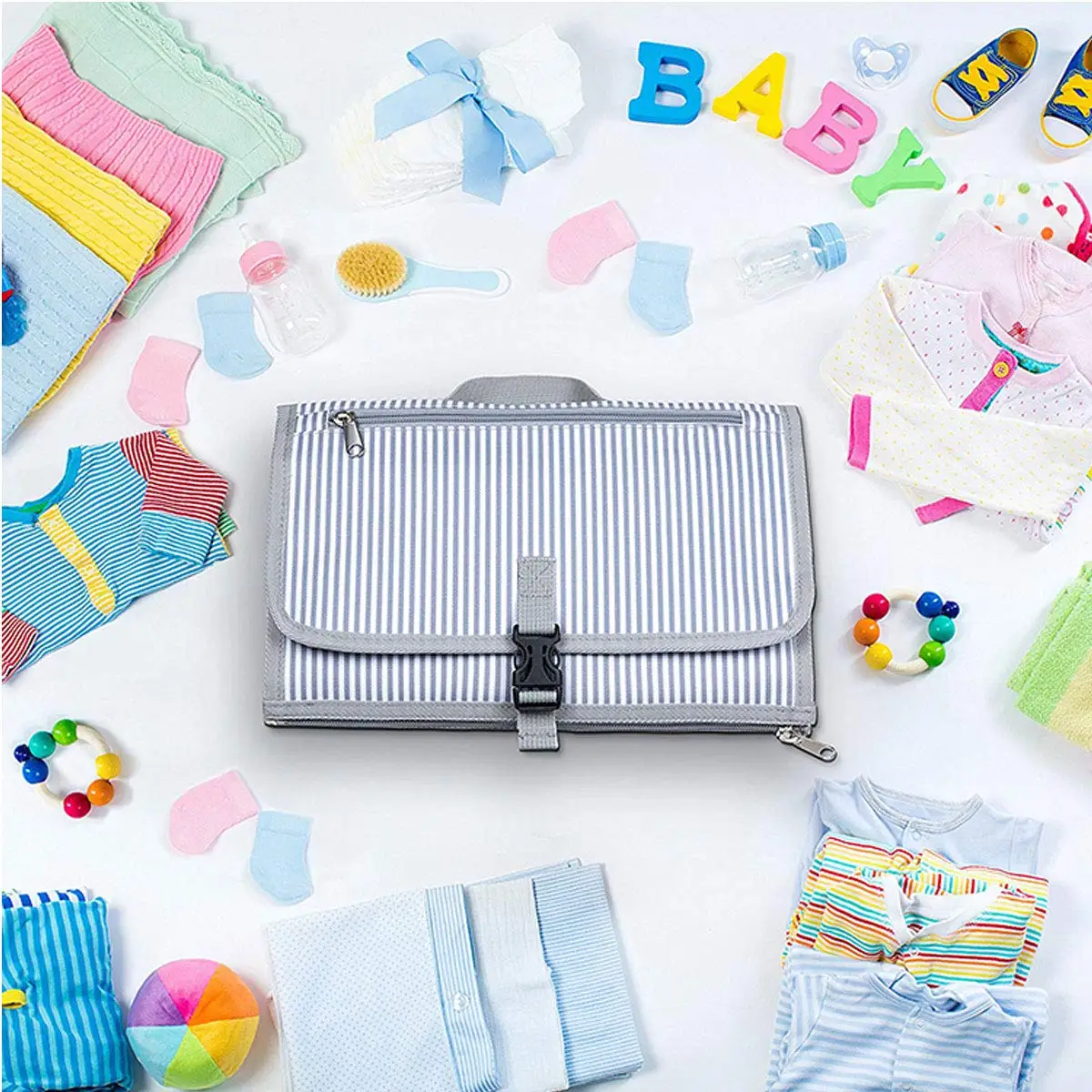 Ultimate Baby Change Station for Travel Portable Diaper Changing Mat Waterproof Portable Baby Diaper Changing Pad