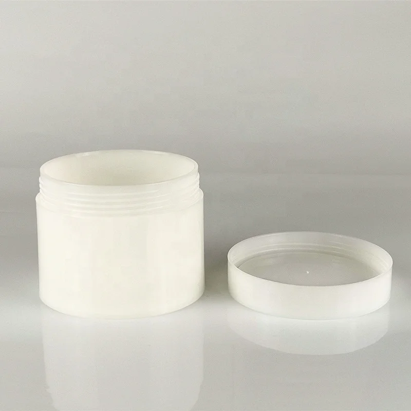 
Wholesale Supply Round Shaped 250g PP Material White Skin Care Cream Jar 