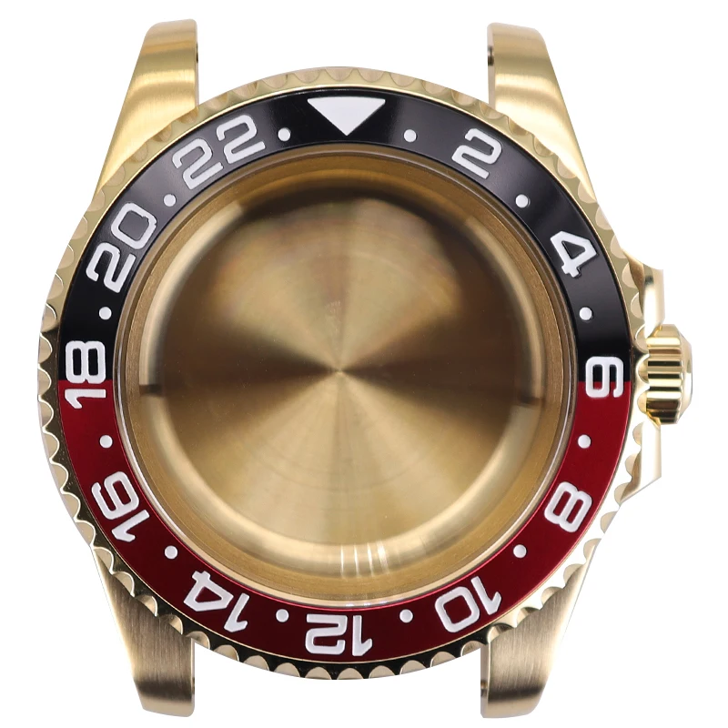 Custom High quality Vintage GMT NH35 Case Modified watch parts For Seiko NH34 NH36 Eta 2824 Miyota 8215 Movement dial 28.5mm