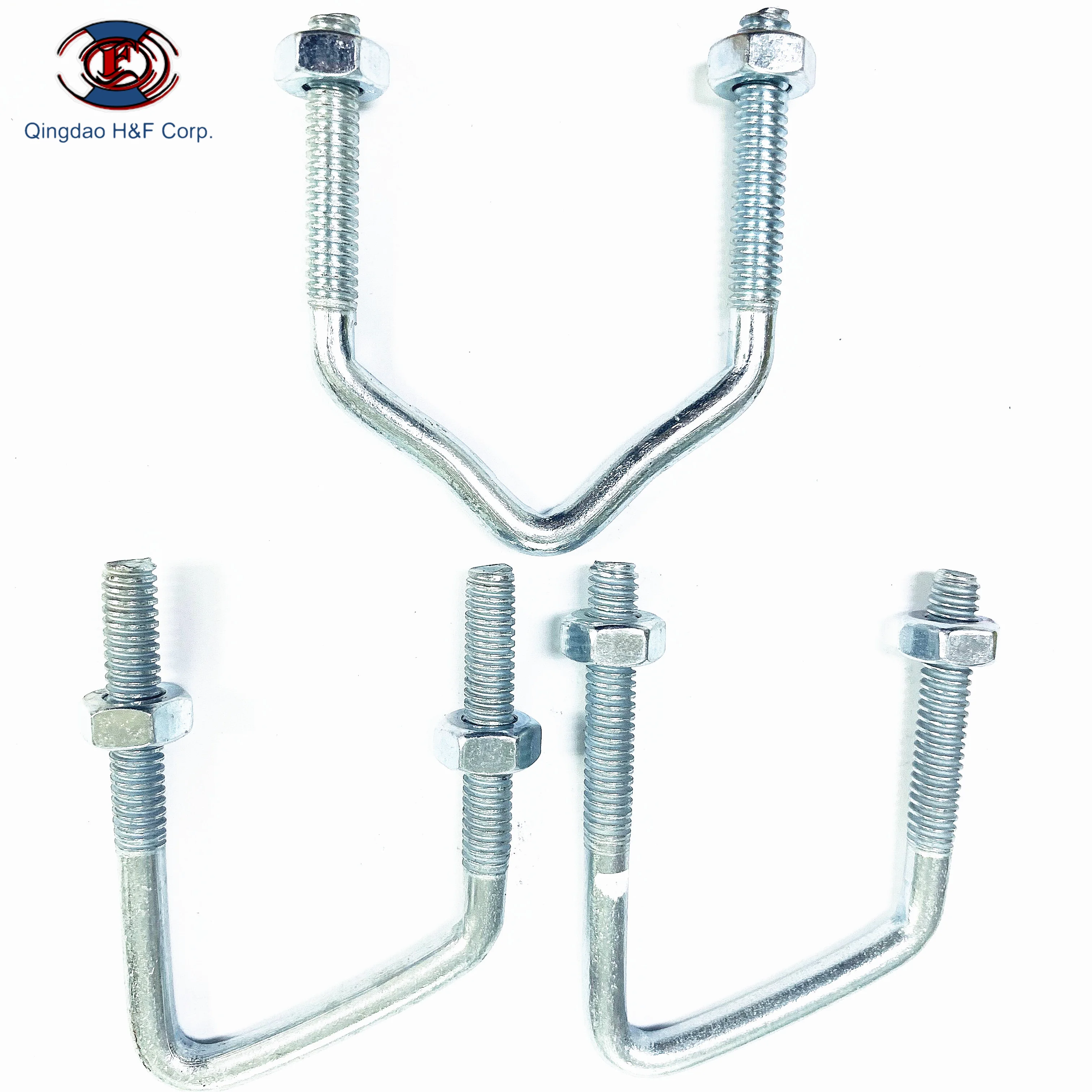 M3 M4 M5 M6 M8 болт прицепа A2 квадратный U-образный из нержавеющей стали для крыши трубы