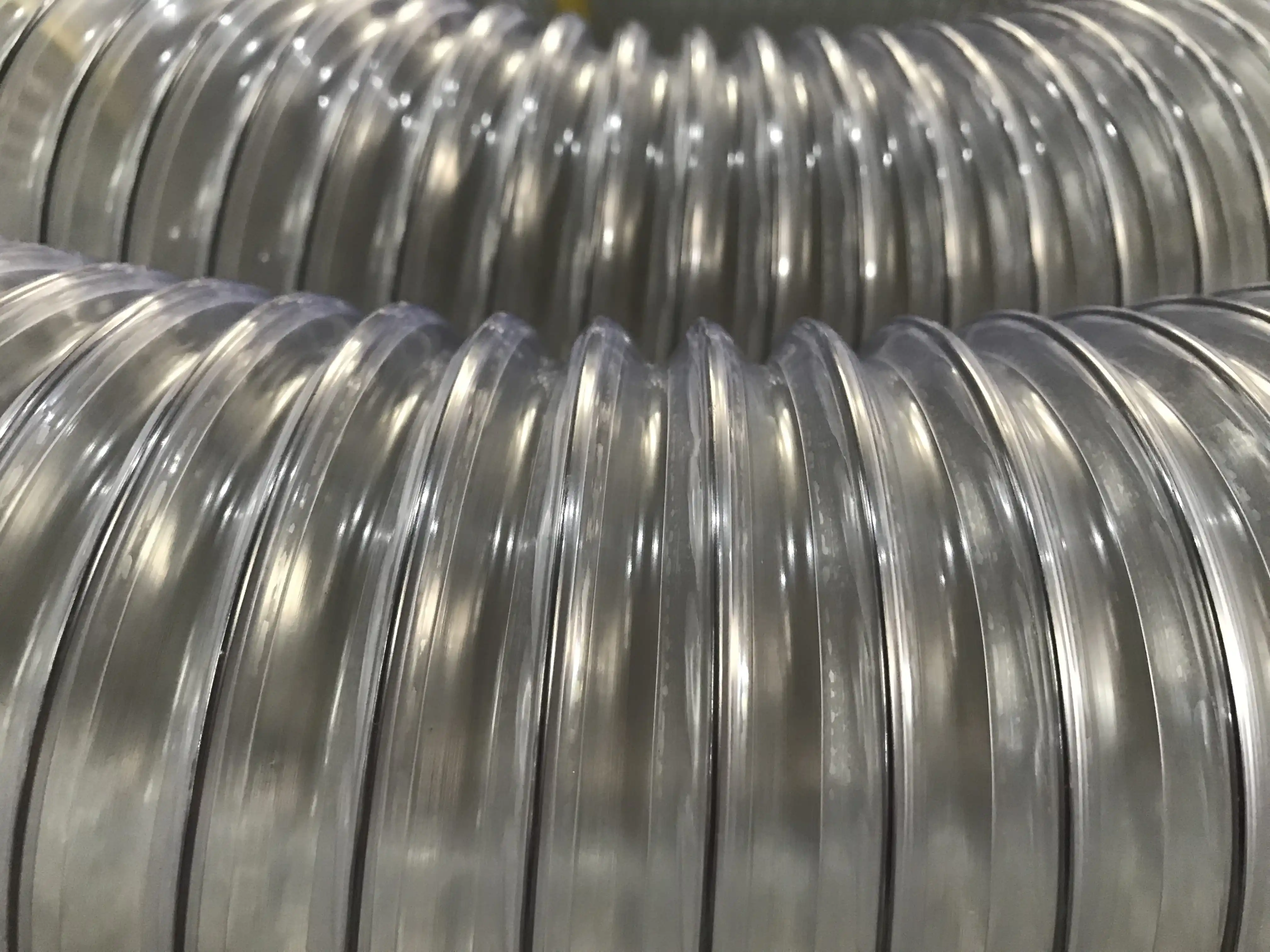 PVC Spiral Flexible Hose Woodworking Industry Dust Collection Pipe