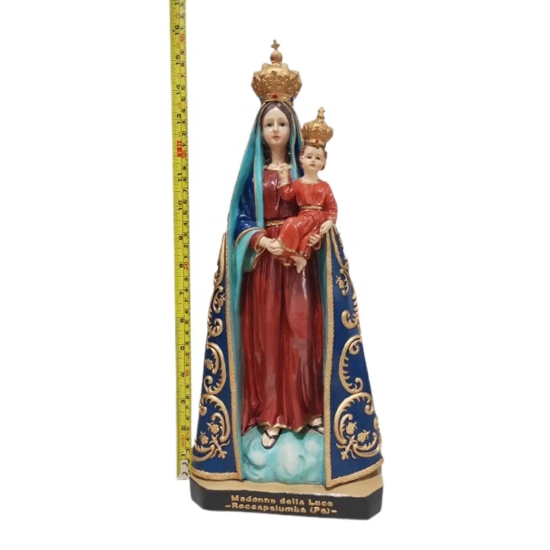 Custom Resin Christian Religious Statue Of Mother Mary And Jesus Crafts Gifts Home Decor Figurine Catholic Religious Products