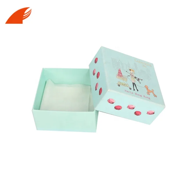 Custom Luxury  New Design Small Candy/Cake/Food/Macaron Boxes/Food Grade Paper Packaging Boxes Wholesale