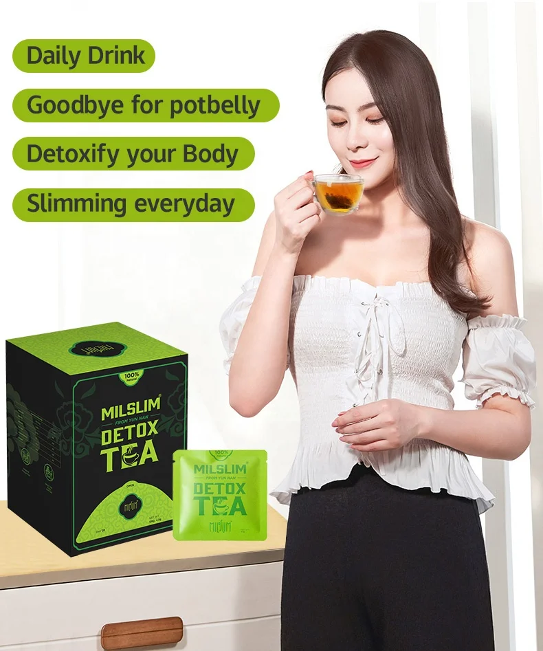 2022 best private label organic herb fit  detox flat tummy 28day weight loss slimming tea