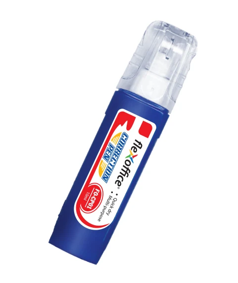 School & Office Supplies Correction Pen FO-CP01 Easy Squeeze With Quick Drying Fluid With Ozone Safe Formula