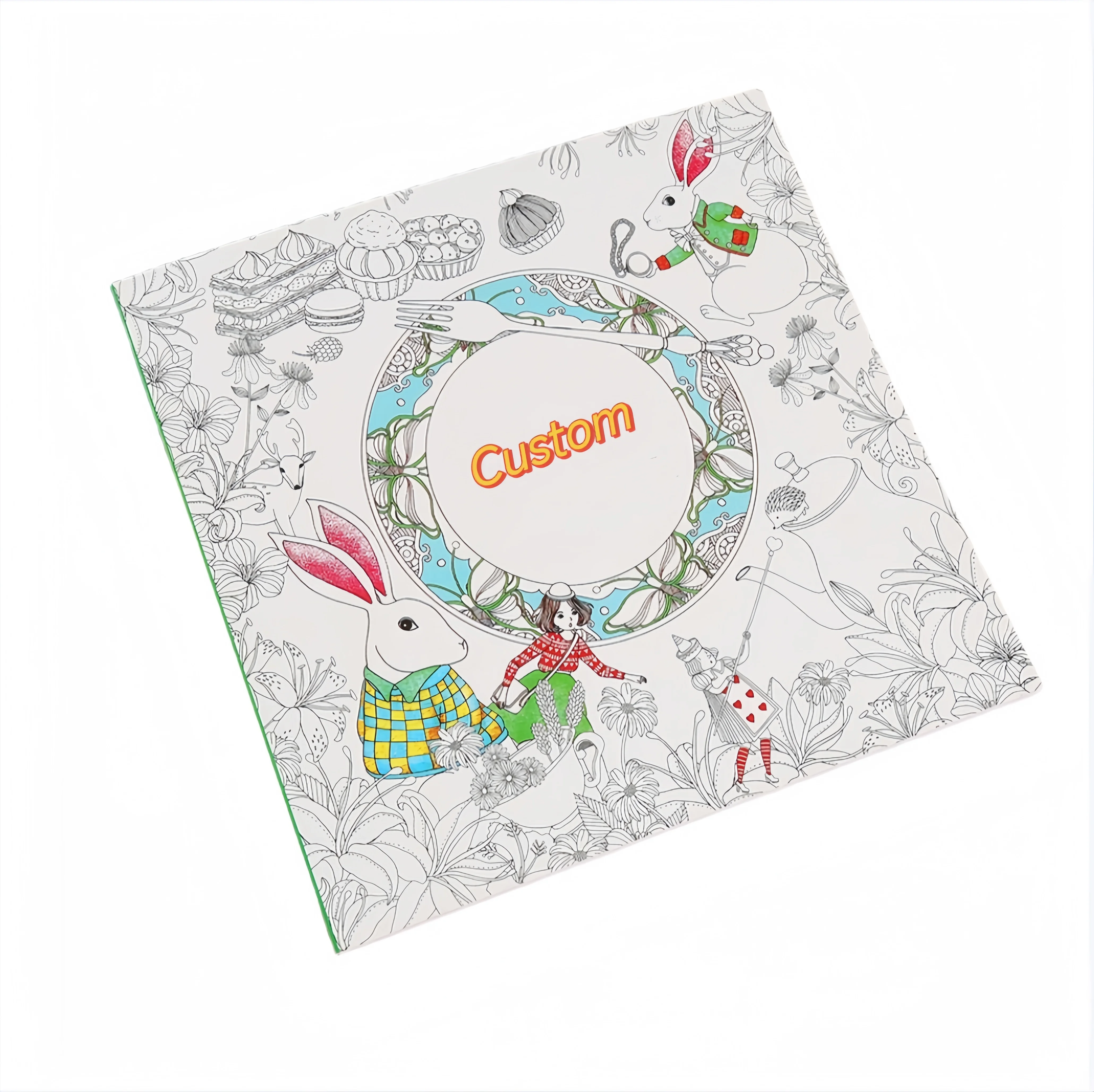 Direct Factory Paperback Softcover Fully Custom Your Color Books for Adult Mental Health Colouring Books