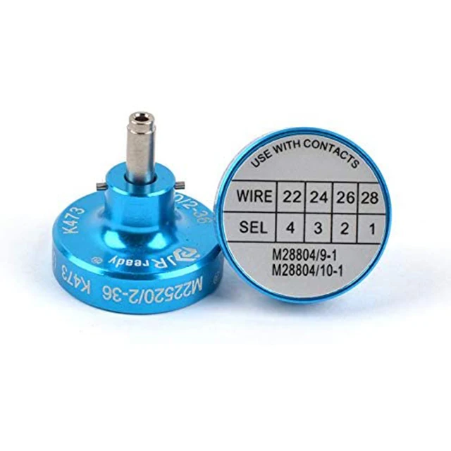 JRready K473 (M22520/2-36) Positioner Crimp for Pin Terminal Contacts Crimper YJQ-W1A Suitable for Connector MIL-DTL-28804