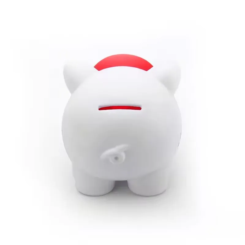 High Quality Multicolor Kids Plastic Money Coin Box Mini Cartoon Funny Kids Mouse Shape Rubber Piggy Bank for Kids Gift