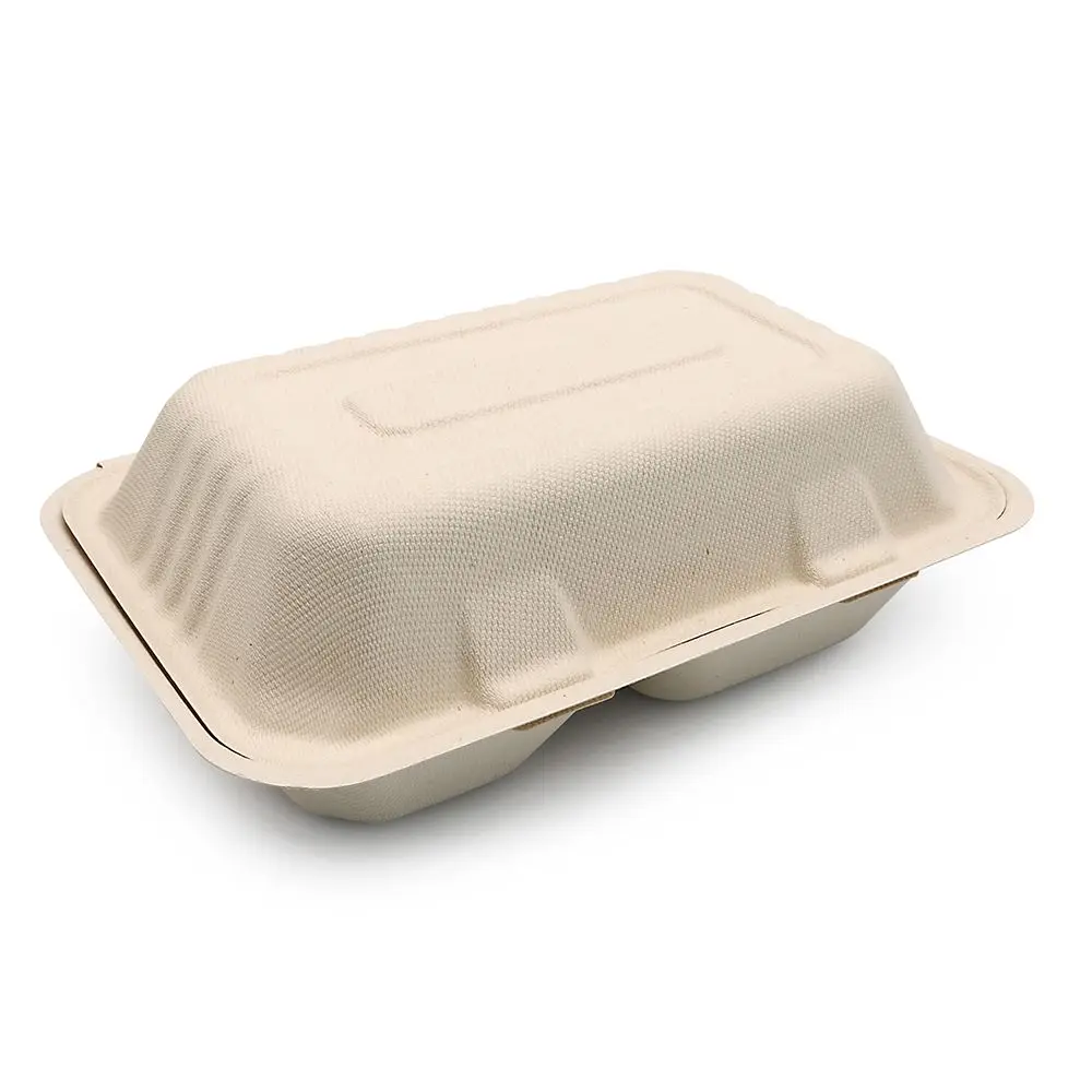 Kraft Paper Soup Cup Pla Liner Biodegradable Disposable Bowls Lunch Box