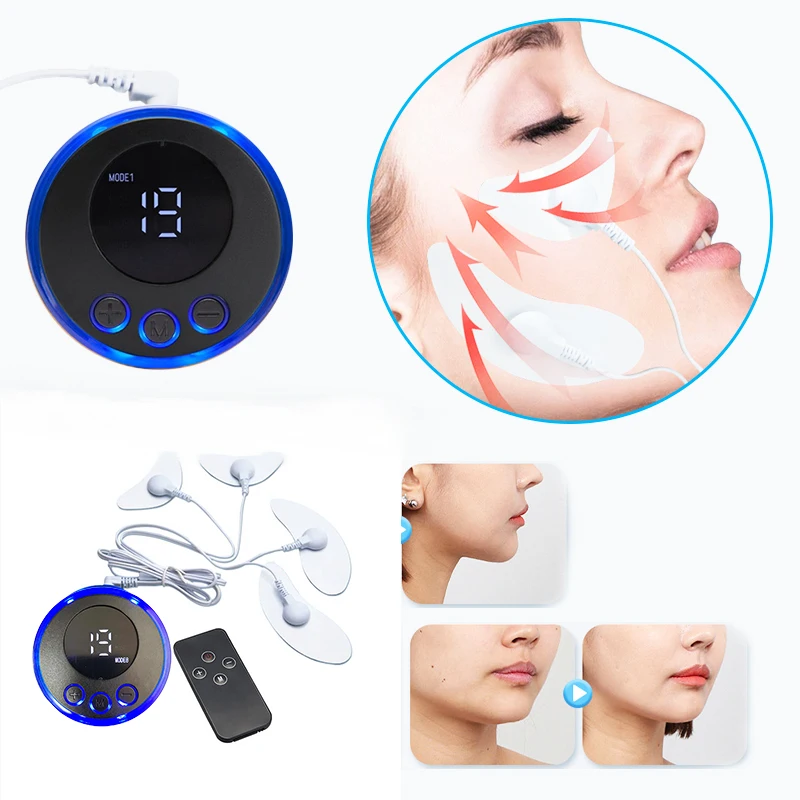 2024 Wholesale cheap remote control pulse muscle stimulator Neck and back massage patch EMS mini electric massager