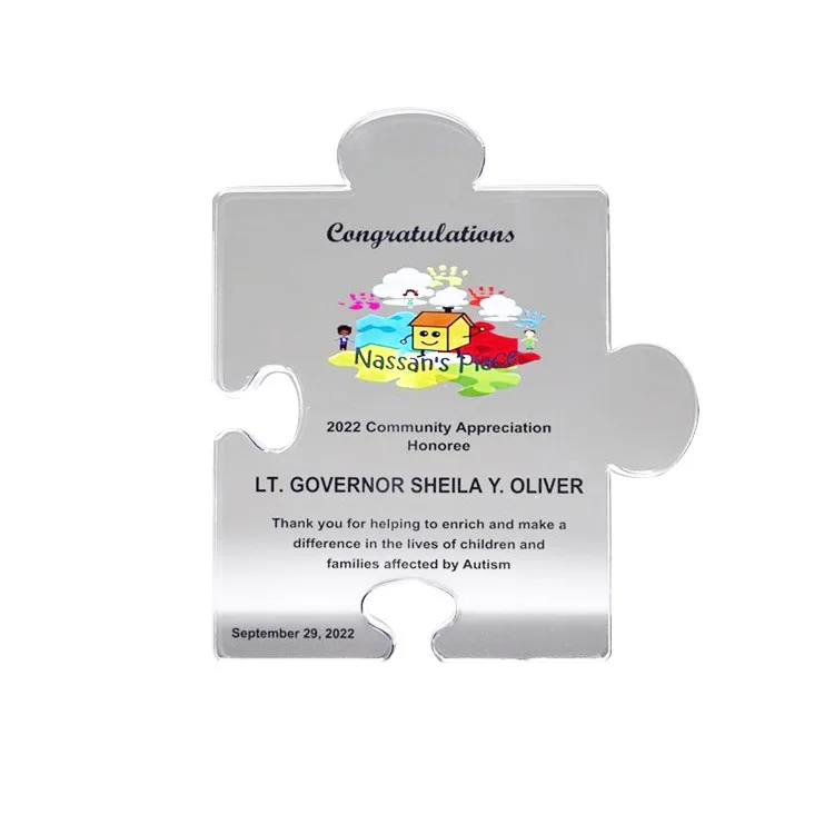 Factory Custom Acrylic Trophy Company Annual Celebration Incentive PMMA Trophy Award Souvenir