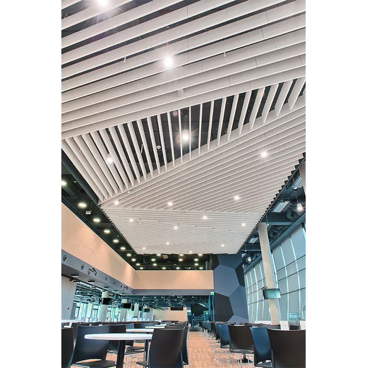 Wood grain aluminum square tube Aluminum square pass ceiling ceiling Decorative wood grain Ceiling Partition