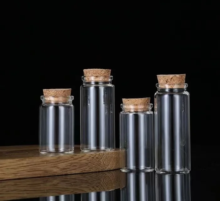 Glass Tubes With Corks Test Glass Tube With Cork Lid and glass jar for tea
