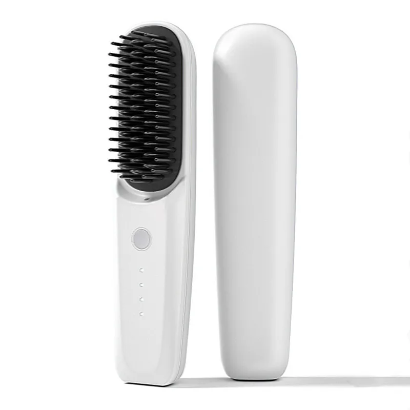 Portable Negative Ion hair straightener Usb Rechargeable Cordless Electric Mini Hair Straightener Comb
