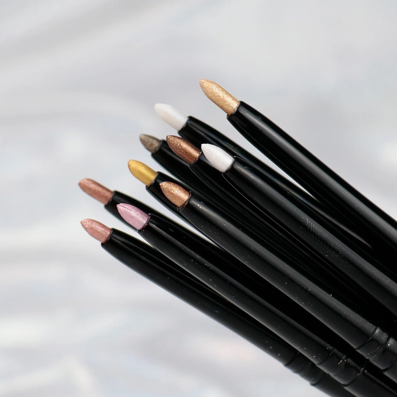 10 Colors Monochrome cream Glitter Golden Silver Lying Silkworm  High Pearl Light Stick Colorful Eye Shadow Pencil