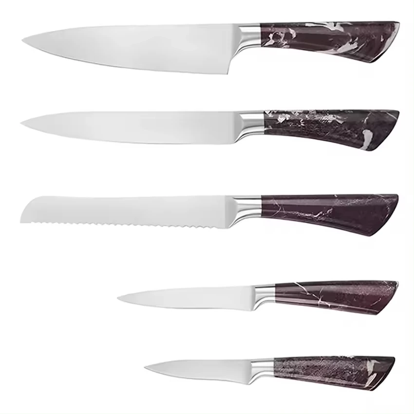 Hot selling ceramic kitchen knife set kitchen ceramic knife set with ABS black handle 2 Piece Family Kitchen Utility Knives Set