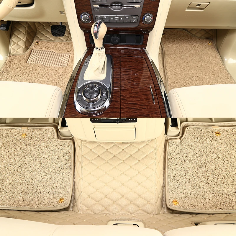 Boost Leather Cresta MarkII Chaser Car Floor Mats Right Hand Drive Automobile Foot Pads 1995 to 1999 For Toyota Cresta