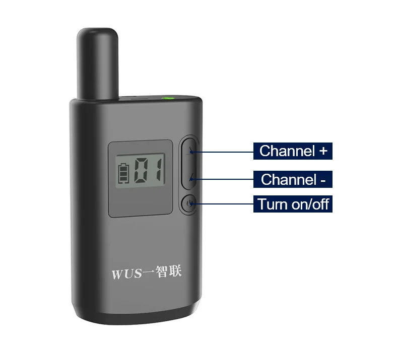 WUS factory price wireless tour guide audio system for simultaneous interpretation system